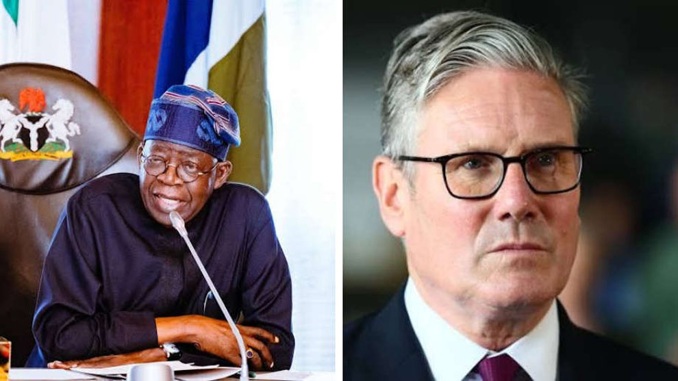 President Bola Ahmed Tinubu and UK Prime Minister Keir Starmer