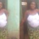 A pregnant Ghanaian woman, 22-year-old Priscilla Sackey