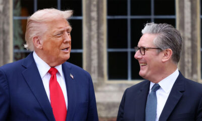US President Donald Trump and UK Prime Minister Keir Starmer