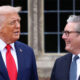 US President Donald Trump and UK Prime Minister Keir Starmer