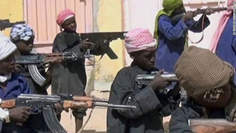 Viral Video Shows Children Armed With Guns in Borno