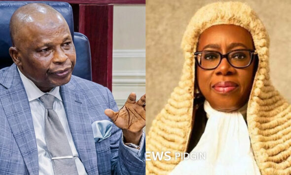 Attorney General of the Federation (AGF), Lateef Fagbemi and Chief Justice of Nigeria (CJN), Kudirat Kekere-Ekun