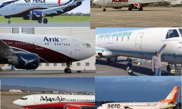 Domestic airlines in Nigeria