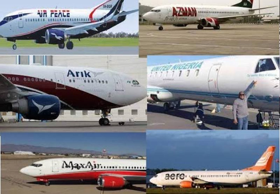 Domestic airlines in Nigeria