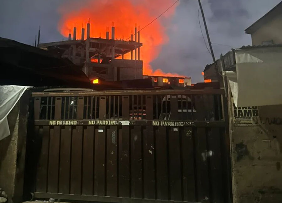 Fire Engulfs Yaba Market in Lagos