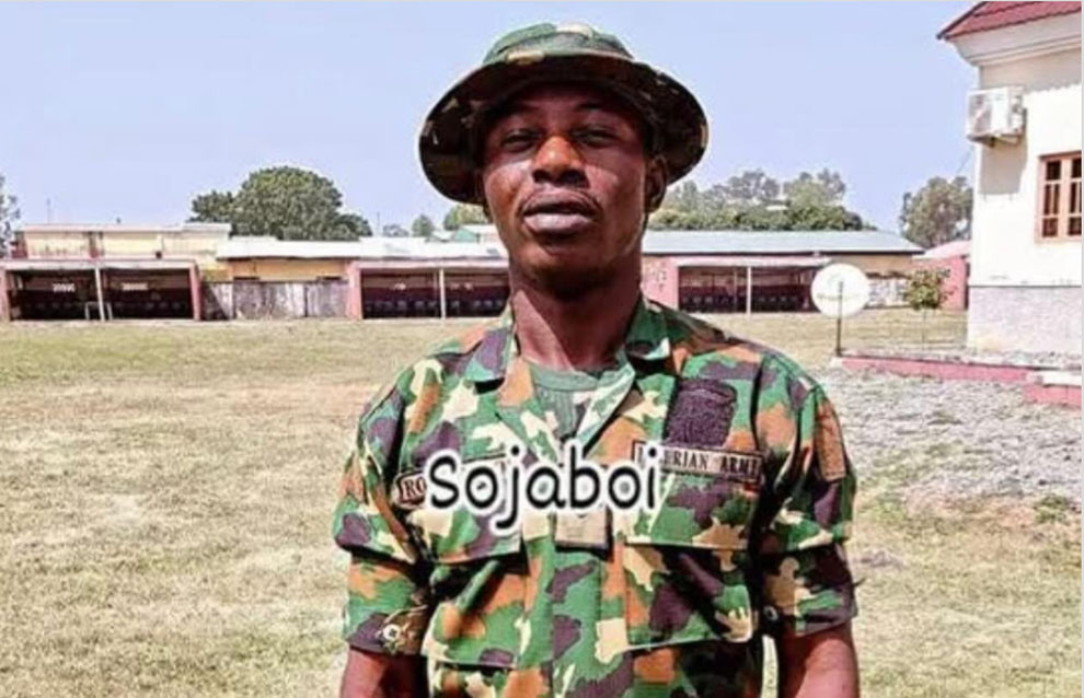 former lance corporal, Rotimi Olamilekan, popularly known as “Soja Boi