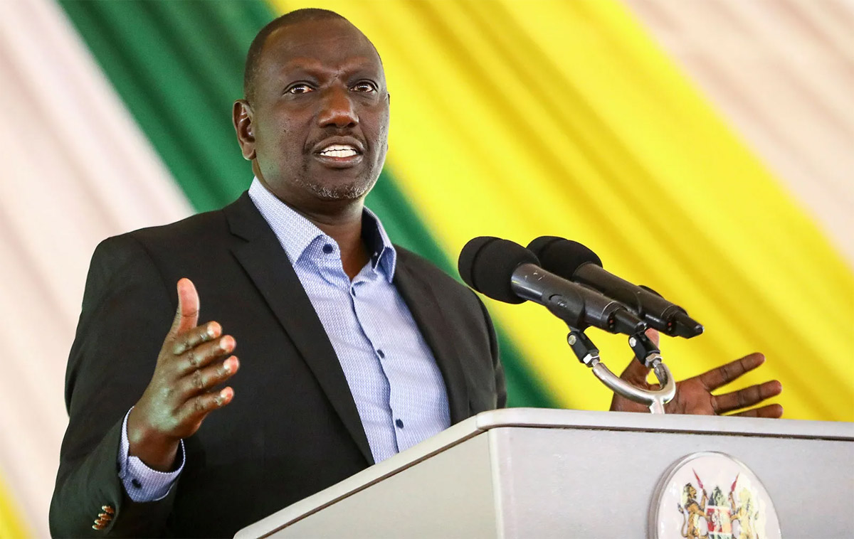 Kenyan President William Ruto