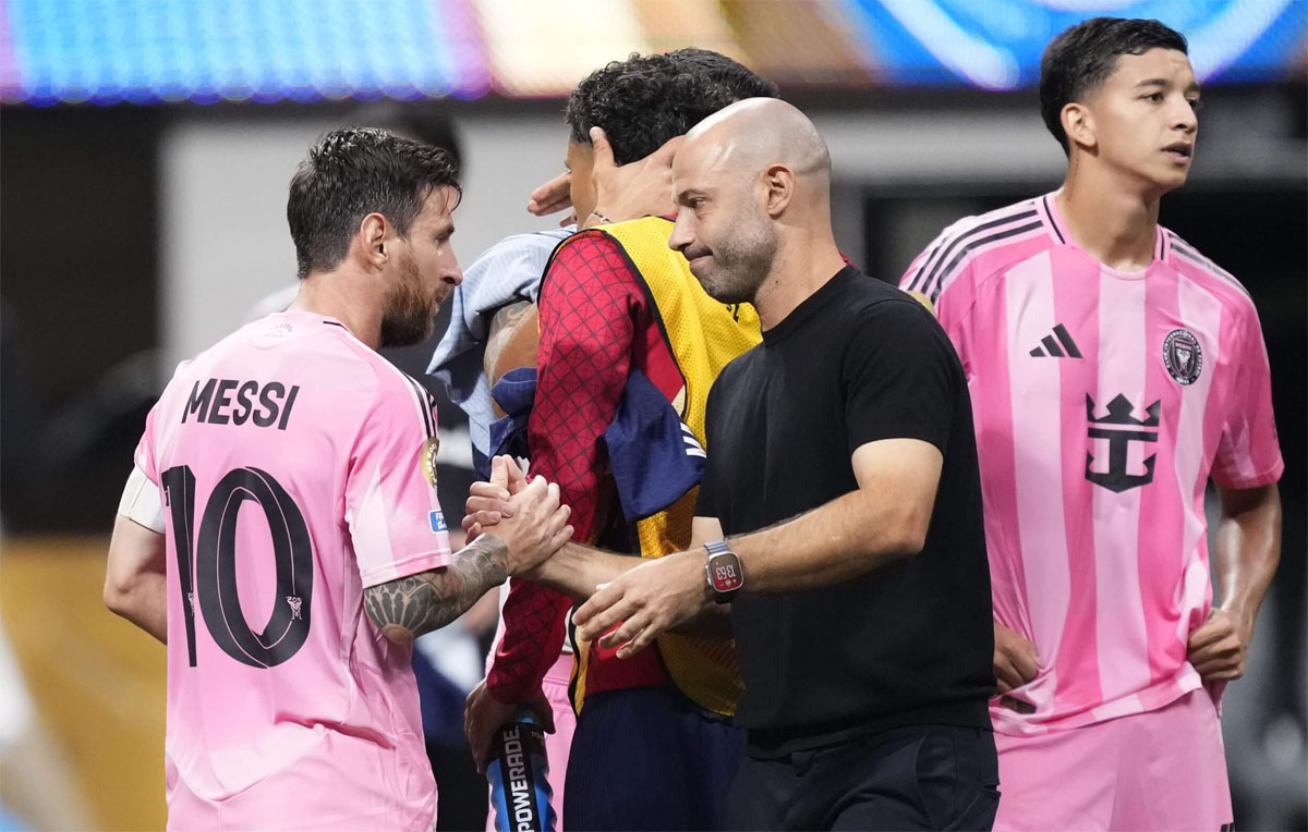 Lionel Messi and Javier Mascherano