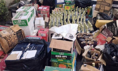 NAFDAC Busts Fake Alcohol Factories in Lagos