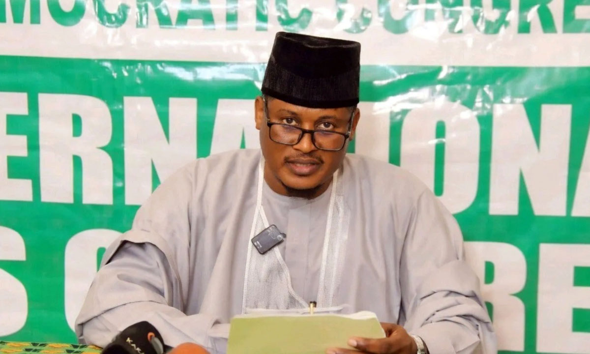 Factional National Chairman, African Democratic Congress (ADC), Nafiu Bala