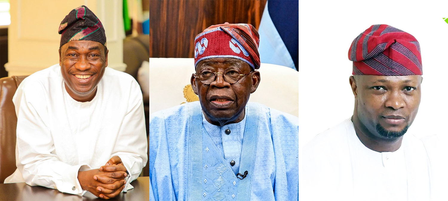 Obafemi Hamzat and Bola Ahmed Tinubu and Abdulazeez Adediran