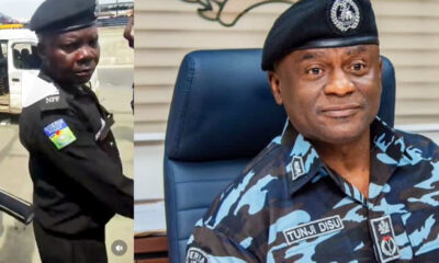 One of the Officers in Viral Stop-and-Search Video and Police IG Tunji Disu