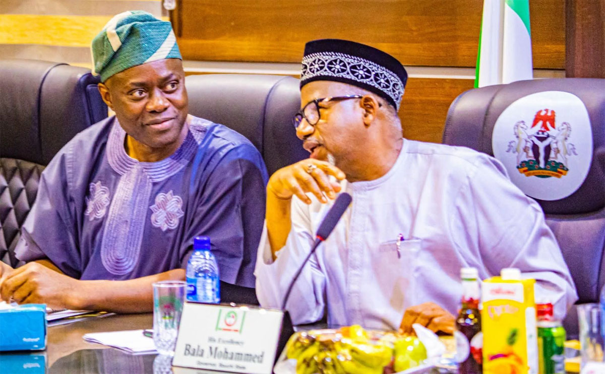 Oyo State Governor Seyi Makinde and Bauchi State Governor Bala Mohammed