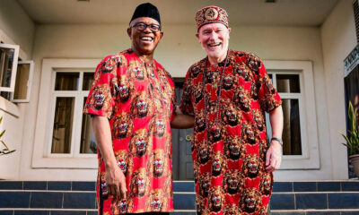 Peter Obi Meets EU Ambassador Gautier Mignot