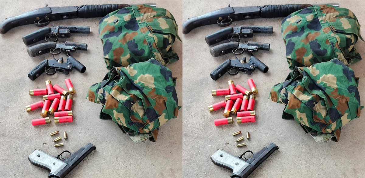 Police Detain Four Over Military Uniforms, Recover Arms