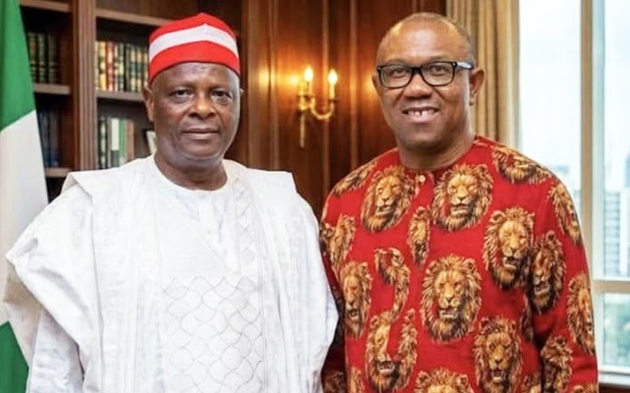 Former Kano State governor Rabiu Kwankwaso and former Labour Party presidential candidate Peter Obi