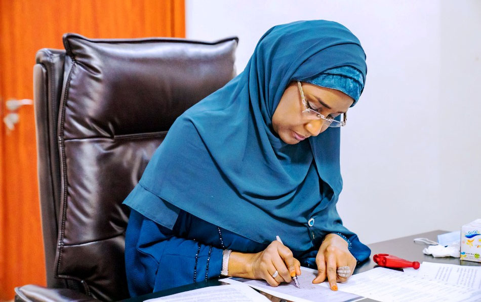 Former Minister of Humanitarian Affairs, Disaster Management and Social Development, Sadiya Umar Farouq