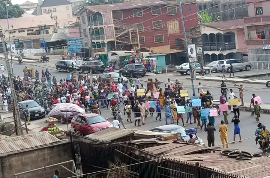 Tension in Osogbo as Protesters Demand Respect for Court Judgments in LG Dispute