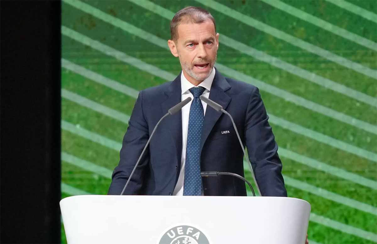 UEFA President Aleksander Čeferin
