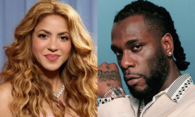 Global music sensation Shakira and Nigerian Afrobeats star Burna Boy