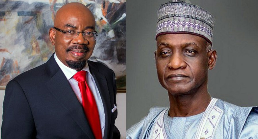 Jim Ovia and Mustafa Bello