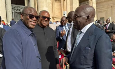 Fayemi Reveals How He Convinced Peter Obi To Greet Tinubu At Vatican