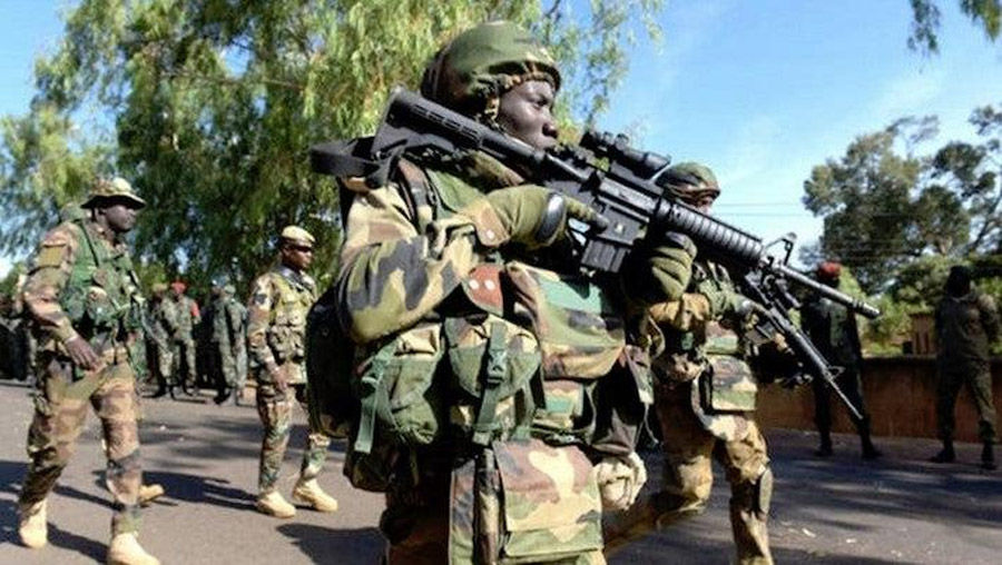Nigerian military troop