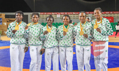 Nigeria’s wrestling team