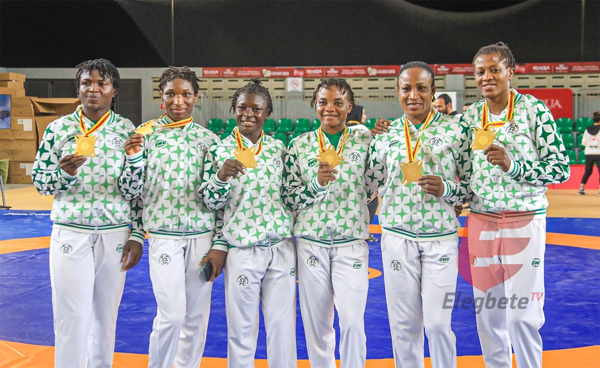 Nigeria’s wrestling team