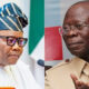 Senate President Godswill Akpabio and Senator Adams Oshiomhole