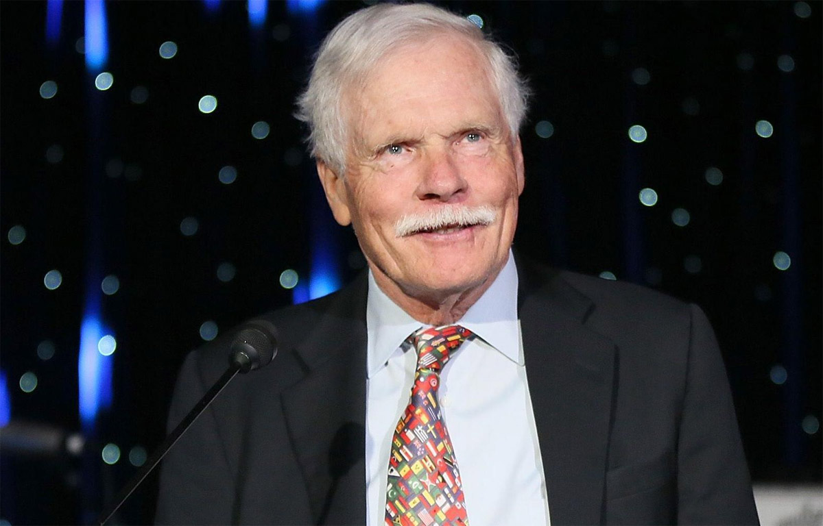 Media entrepreneur and philanthropist Ted Turner, founder of CNN