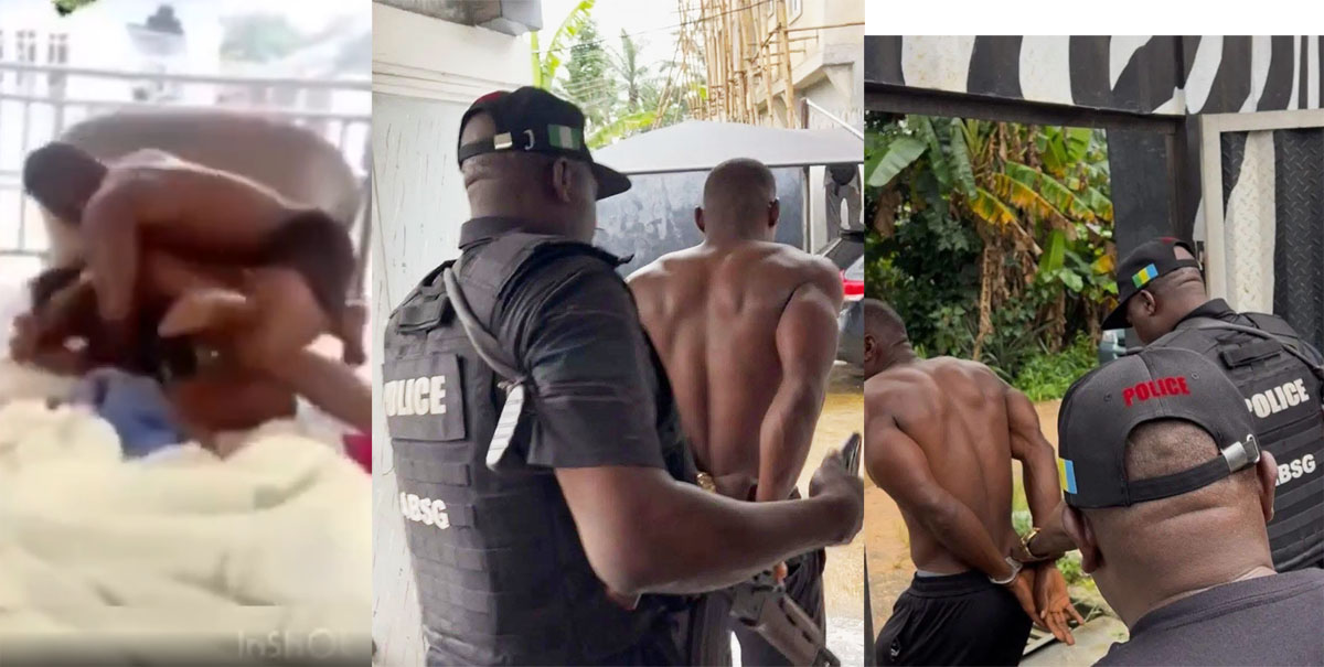 Abia Police Arrests Man Captured Assaulting Woman In Viral Video