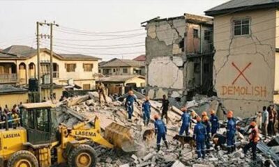 Navy Leads Rescue as Building Collapse Traps Children, Others in Lagos