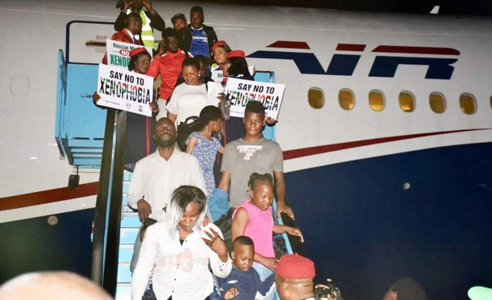 Xenophobia: FG Receives 270 Nigerians Returning Voluntarily from South Africa