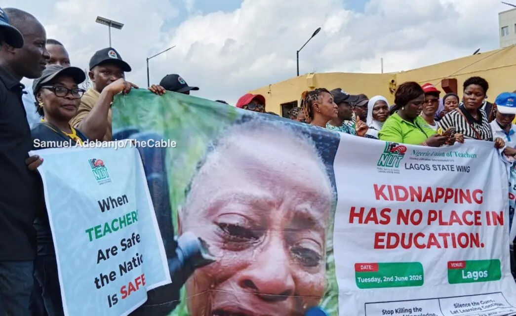 NUT, ANCOPSS Lead Nationwide Protest Over Abducted Ogbomoso Pupils, Teachers
