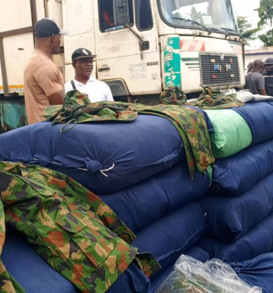 Police Bust Syndicate Moving Military Camouflage, Hard Drugs Out of Lagos – 4 Arrested