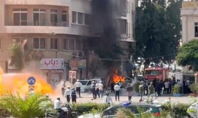 18 Wounded in Twin Damascus Blasts During Macron's Historic Syria Visit