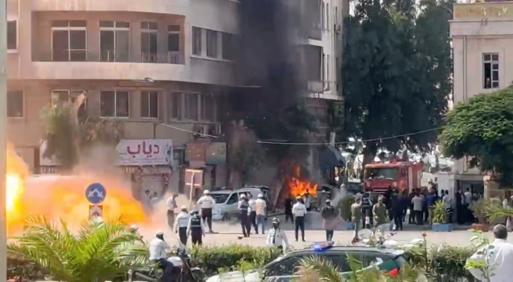 18 Wounded in Twin Damascus Blasts During Macron's Historic Syria Visit