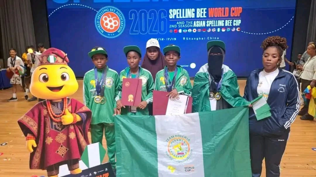 Nigerian Students Make History, Clinch Gold at 2026 Spelling Bee World Cup in China