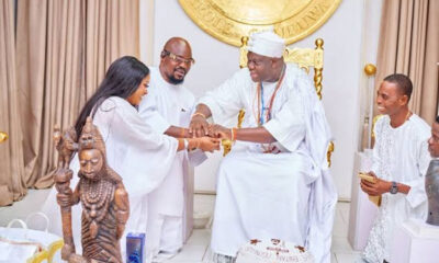 Baba Ijesha Receives Chieftaincy Title, Brand-New Car from Ooni of Ife