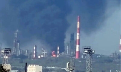 One killed as Ukrainian drones ignite Russian oil refinery in Samara