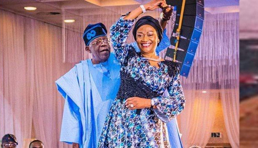 Tinubu Lightens Mood, Calls First Lady 'Iya Alakara' After Viral Akara Debate