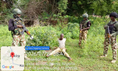 Troops arrest suspected Sudanese terrorist fighter, Ghanaian woman in Borno