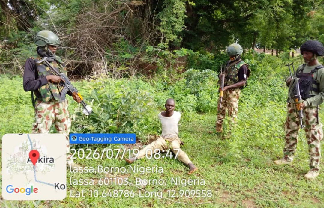 Troops arrest suspected Sudanese terrorist fighter, Ghanaian woman in Borno