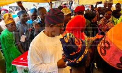 Osun Guber: APC Candidate Oyebamiji Casts Vote, Commends BVAS, Voter Turnout As Voting Continues