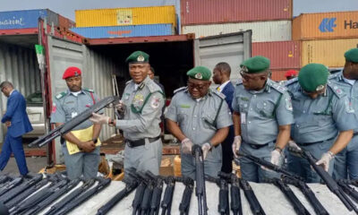 Customs Intercepts 140 Pump-Action Rifles, Cannabis-Infused Products Worth ₦373.8 Million at Tin Can Port
