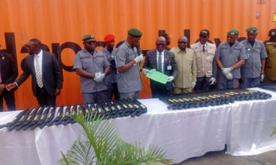 Customs Names Importers of 399 Pump-Action Rifles, Hands Over Weapons to NSA Office