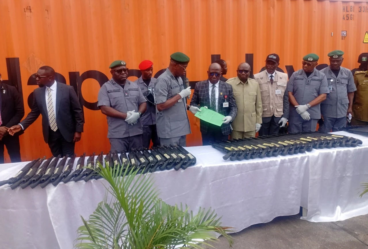 Customs Names Importers of 399 Pump-Action Rifles, Hands Over Weapons to NSA Office