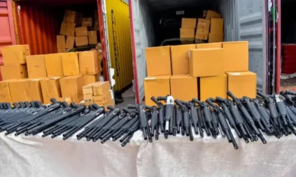 Customs Uncover 399 Rifles, 535 Parts in Massive Tin Can Port Arms Haul