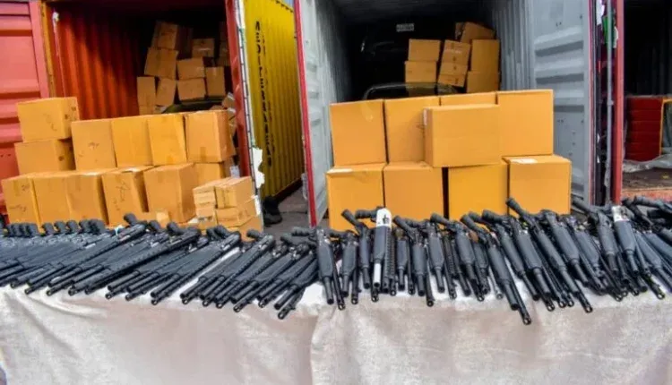 Customs Uncover 399 Rifles, 535 Parts in Massive Tin Can Port Arms Haul